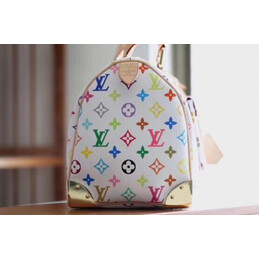 Replica Louis Vuitton White Multicolor Monogram Speedy 30