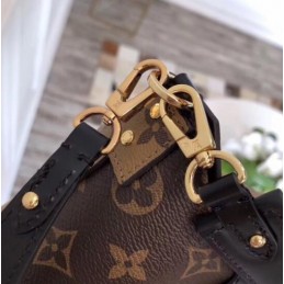 Replica Louis Vuitton Brown Monogram Black Trim Bento Box BB