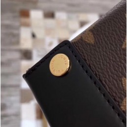 Replica Louis Vuitton Brown Monogram Black Trim Bento Box BB