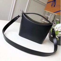 Replica Louis Vuitton Black Textured Bento Box EW