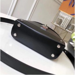Replica Louis Vuitton Black Textured Bento Box EW
