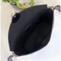 Replica Louis Vuitton Black Textured Bento Box EW