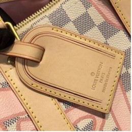 Replica Louis Vuitton Pink Monogram Geometric Keepall Bandouliere 45