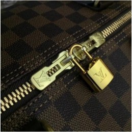 Replica Louis Vuitton Brown Damier Ebene Keepall Bandouliere 55