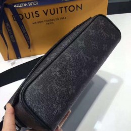 Replica Louis Vuitton Black Monogram Eclipse District PM - Style 2