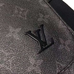 Replica Louis Vuitton Black Monogram Eclipse District MM - Style 2