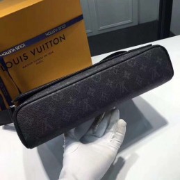 Replica Louis Vuitton Black Monogram Eclipse District MM - Style 2