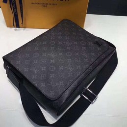 Replica Louis Vuitton Black Monogram Eclipse District MM - Style 2