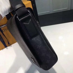 Replica Louis Vuitton Black Monogram Eclipse District MM - Style 2