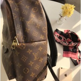Replica Louis Vuitton Brown Monogram Palm Springs Backpack MM