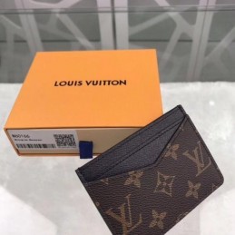 Replica Louis Vuitton Brown Monogram Card Holder
