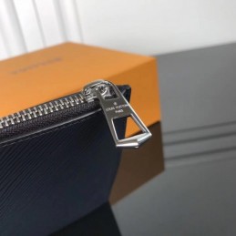 Replica Louis Vuitton Navy Blue Epi Leather Twist Clutch