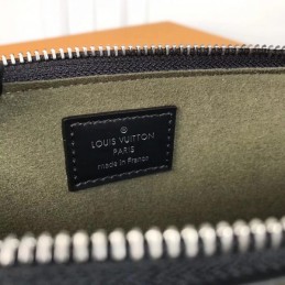 Replica Louis Vuitton Khaki Epi Leather Twist Clutch