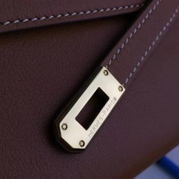 Replica Hermes Tan Brown Kelly Wallet Gold Hardware