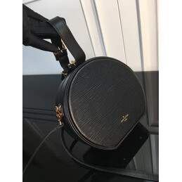 Replica Louis Vuitton Black Textured Boite Chapeau Souple