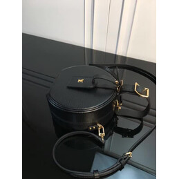 Replica Louis Vuitton Black Textured Boite Chapeau Souple