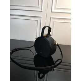 Replica Louis Vuitton Black Textured Boite Chapeau Souple