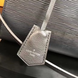 Replica Louis Vuitton Navy Blue Textured Vaneau MM