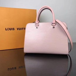 Replica Louis Vuitton Pale Pink Textured Vaneau MM