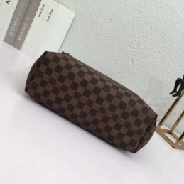 Replica Louis Vuitton Brown Damier Ebene Red Interior Graceful PM