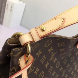 Replica Louis Vuitton Brown Monogram Beige Interior Graceful MM