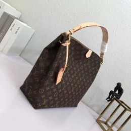 Replica Louis Vuitton Brown Monogram Beige Interior Graceful MM