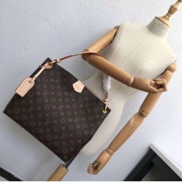 Replica Louis Vuitton Brown Monogram Beige Interior Graceful PM