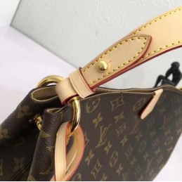 Replica Louis Vuitton Brown Monogram Beige Interior Graceful PM