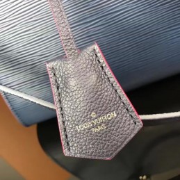 Replica Louis Vuitton Navy Blue Red Trim Vaneau MM