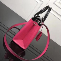 Replica Louis Vuitton Fuchsia Textured Kleber PM