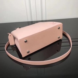 Replica Louis Vuitton Pale Pink Black Handle Kleber PM