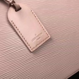 Replica Louis Vuitton Pale Pink Black Handle Kleber PM
