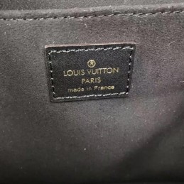 Replica Louis Vuitton Navy Blue Textured Chain Metis Pochette