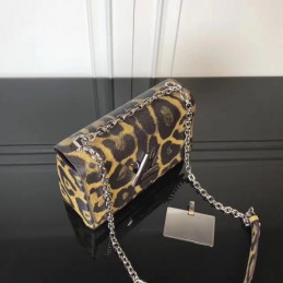 Replica Louis Vuitton Brown Leopard Twist MM