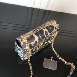 Replica Louis Vuitton Gray Leopard Twist MM