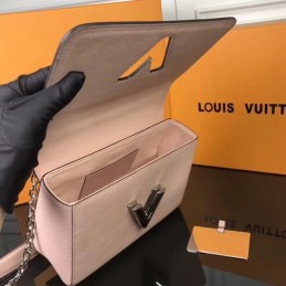 Replica Louis Vuitton Pale Pink Twist MM - Style 2