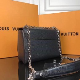 Replica Louis Vuitton Black Gray Twist MM