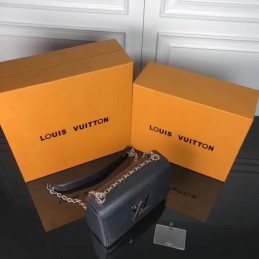 Replica Louis Vuitton Black Gray Twist MM