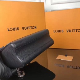 Replica Louis Vuitton Black Gray Twist MM