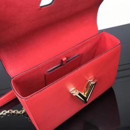 Replica Louis Vuitton Red Floral Twist MM