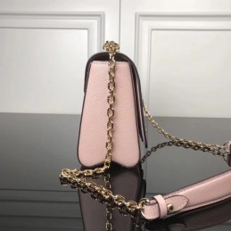 Replica Louis Vuitton Pale Pink Floral Twist MM
