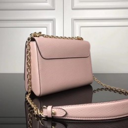 Replica Louis Vuitton Pale Pink Floral Twist MM