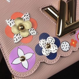 Replica Louis Vuitton Pale Pink Floral Twist MM