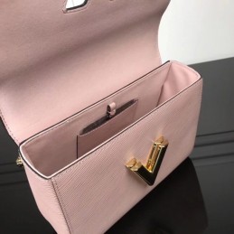 Replica Louis Vuitton Pale Pink Floral Twist MM