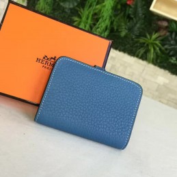 Replica Hermes Blue Dogon Wallet