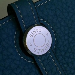 Replica Hermes Blue Dogon Wallet