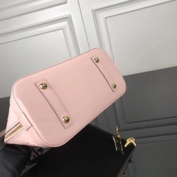 Replica Louis Vuitton Pale Pink Textured Alma PM