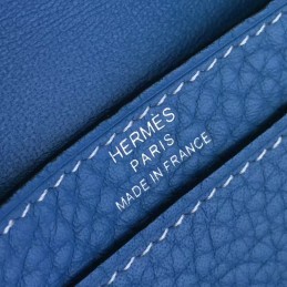 Replica Hermes Blue Dogon Wallet