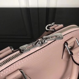Replica Louis Vuitton Pale Pink Textured Alma BB