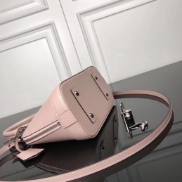 Replica Louis Vuitton Pale Pink Textured Alma BB